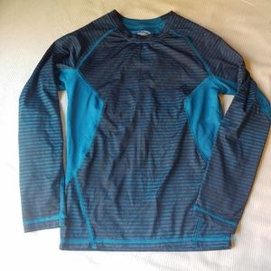 CLOSET CLEAR OUT MTA Sport Blue Green Active Long Sleeve Tee Size Small 6 / 7